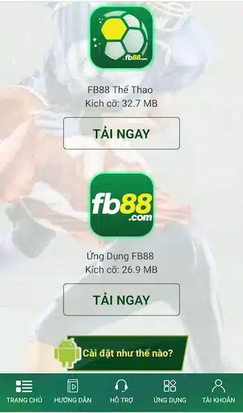 dung lượng nhẹ, dễ tải trên android, ios